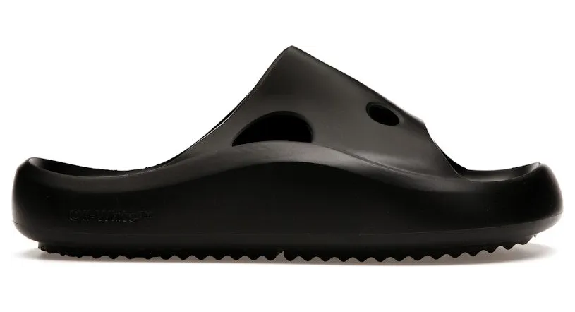 OFF-WHITE Meteor Rubber Slides Black (FW22) (OMIC014F22MAT0011010)