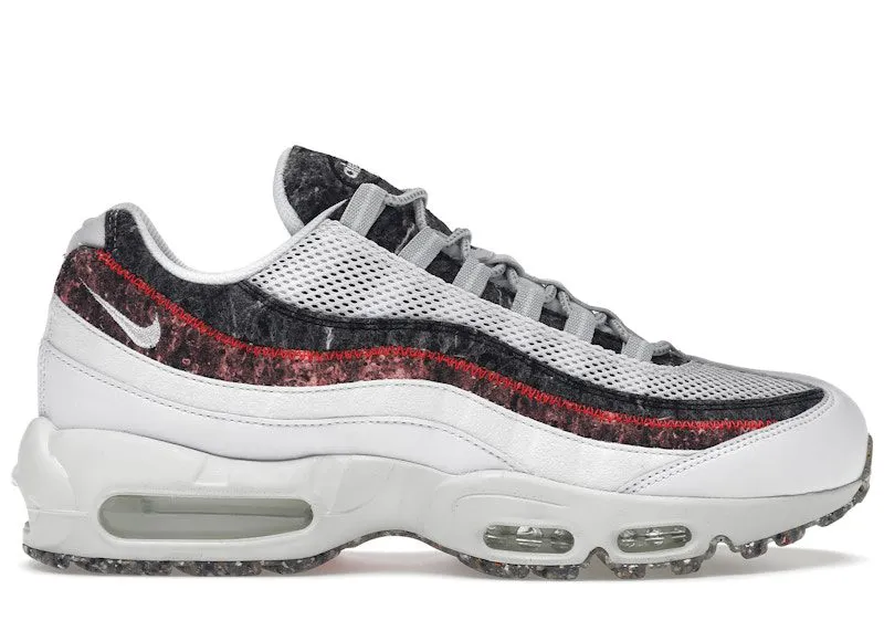 Nike Air Max 95 Crater White Photon Dust Bright Crimson (CV6899-100)