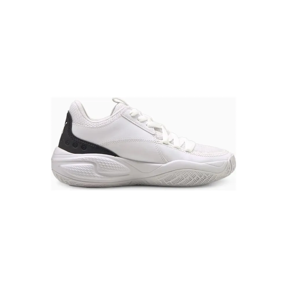 Puma Court Rider I Jugend Basketballschuhe Weiß/Schwarz (195635-03)