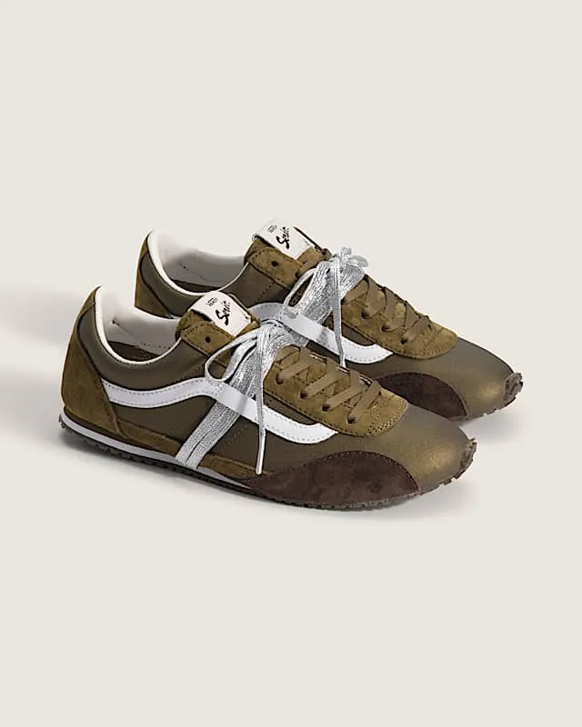 Vans Premium Super Lowpro Trainer “Olive Green White” (VN000EHQOLV)