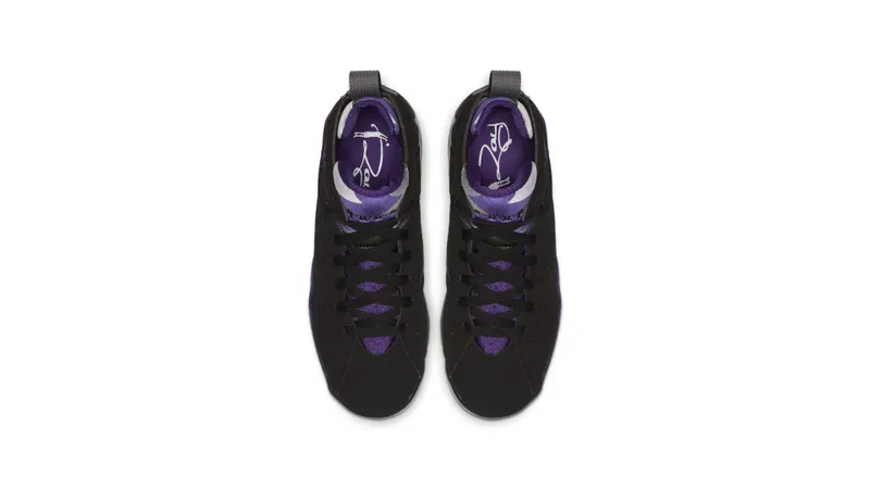 Jordan 7 Retro Ray Allen Bucks (GS) Black/Field Purple-Fir-Dark Steel Grey (304774-053)
