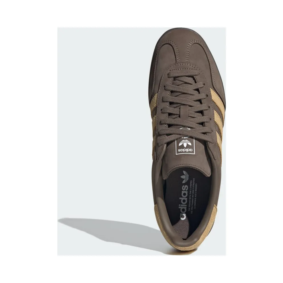 Adidas Gazelle Indoor Shoes Cargo Brown / Golden Beige / Cloud White (JQ8386)