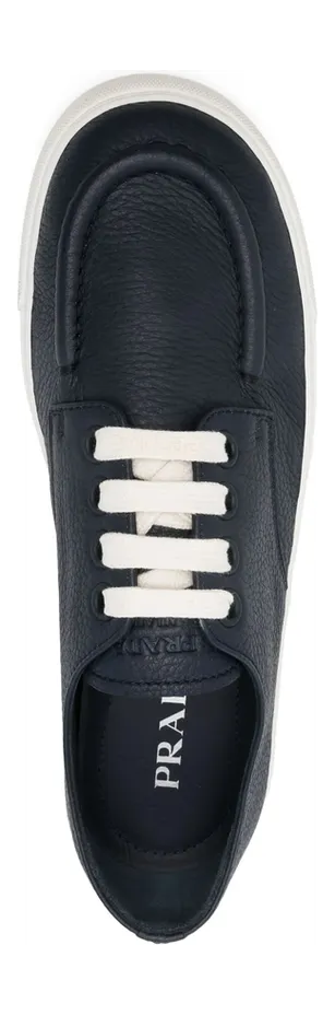 Prada Leather Lace-up “Blue” (2EE427 F G000 MN0 F0216) (2)