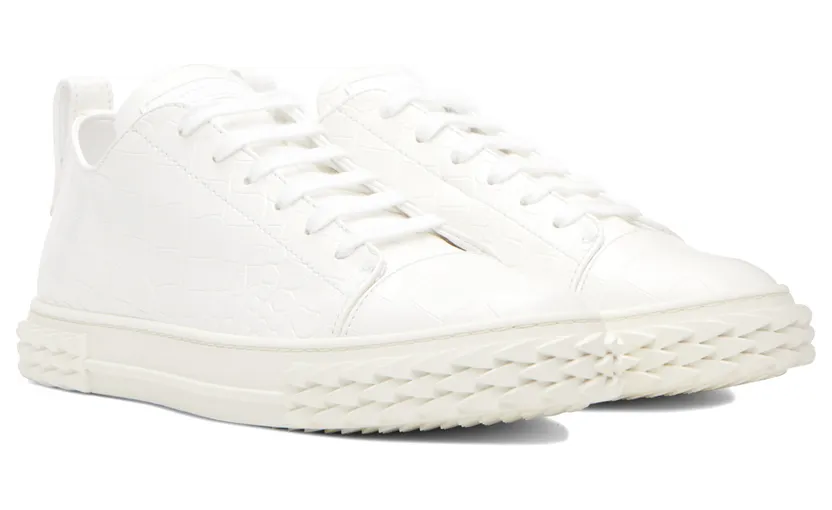 Giuseppe Zanotti White Ecoblabber Sneakers (RU20026-93153) (4)