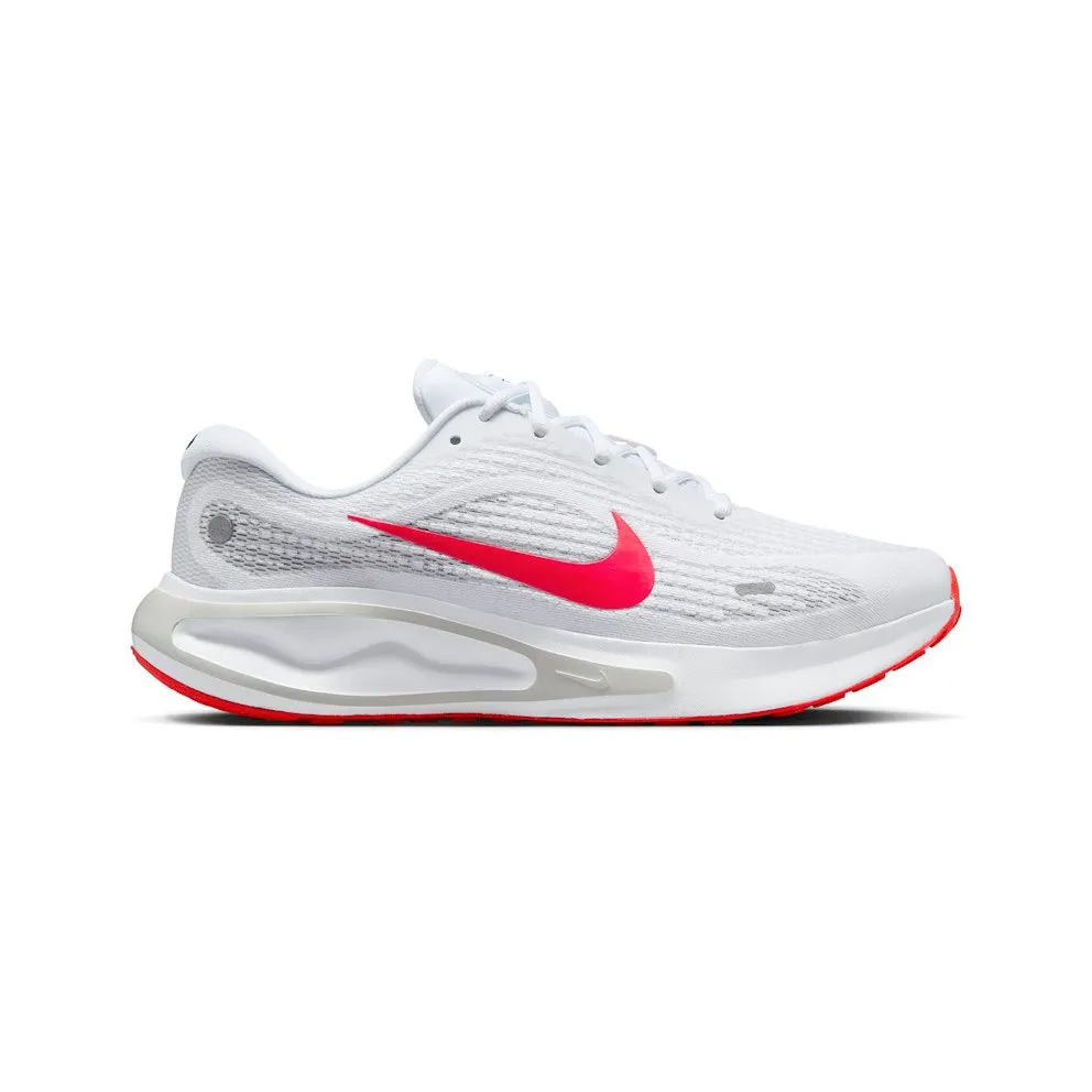 Nike Journey Run White Wolf Grey Pure Platinum Bright Crimson (FN0228-106)