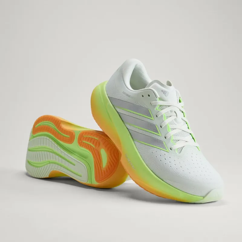 Adidas SUPERNOVA RISE 3 Running Shoes Crystal Jade / Silver Metallic / Lucid Tangerine (KI9227)