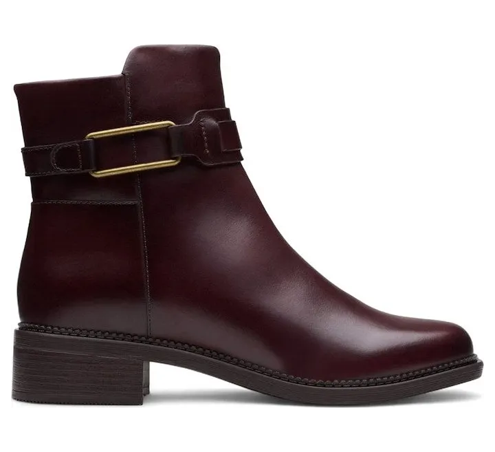 Clarks Maye Bella Bordeaux Leather (26179642)