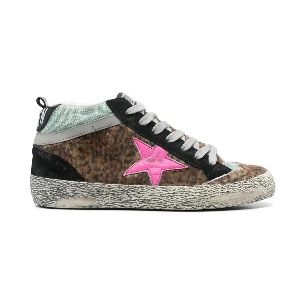 Golden Goose Mid Star Double Quarter sneakers – Bruin (GWF00123F003127)