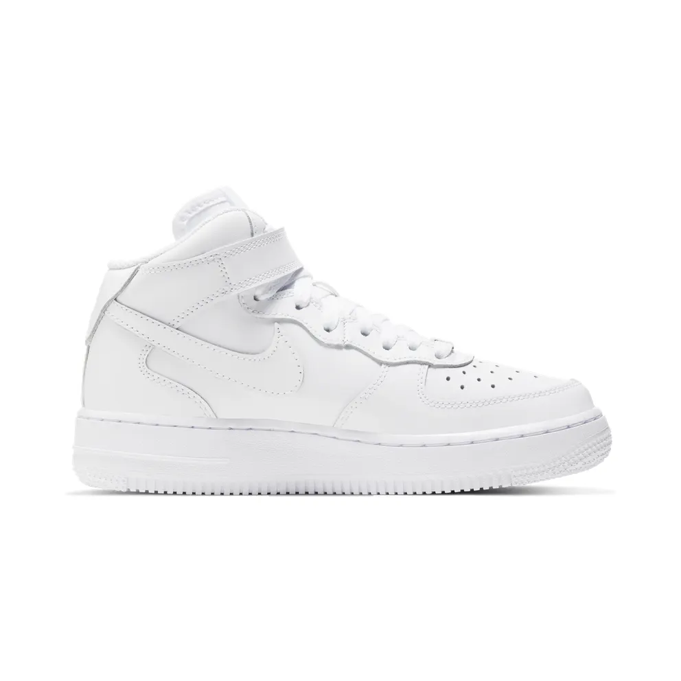 Nike Air Force 1 Mid White 2014 (GS) White/White (314195-113)