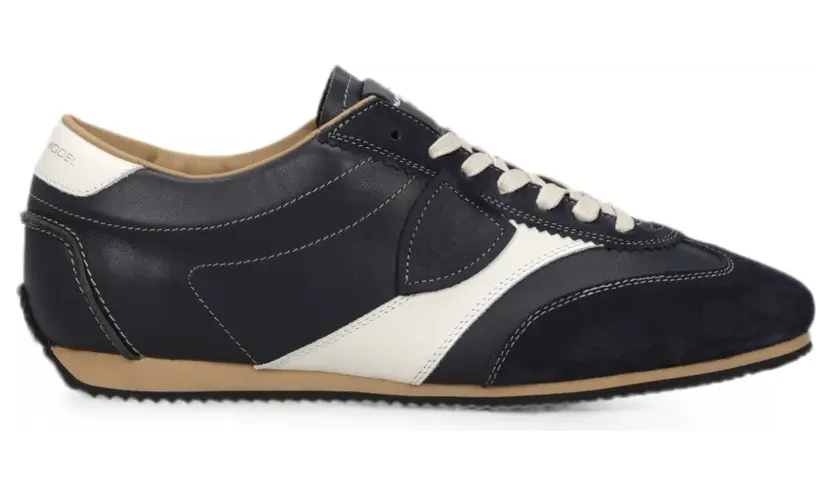 Philippe Model Paris Planche Low Sneakers mit Einsätzen – Blau (PNLUV002)