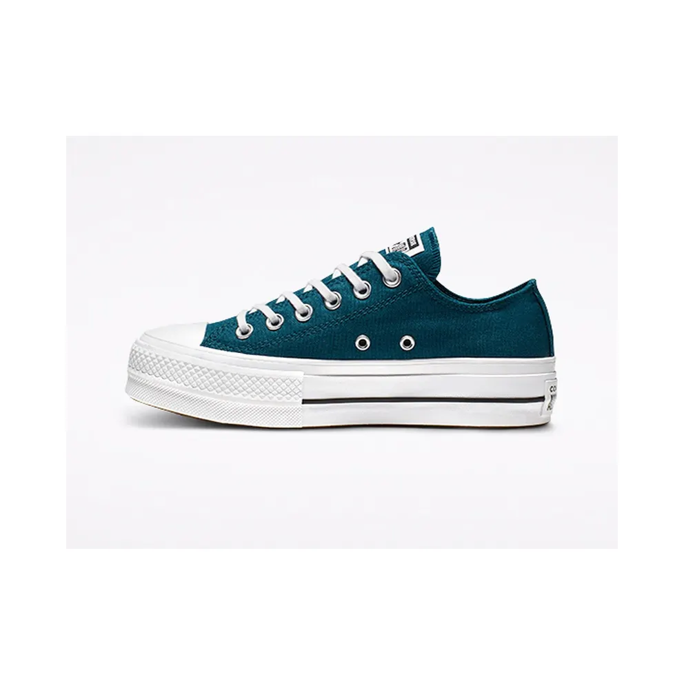 Converse Chuck Taylor All Star Lift Ox “Midnight Turq/White/Black” (566283C)