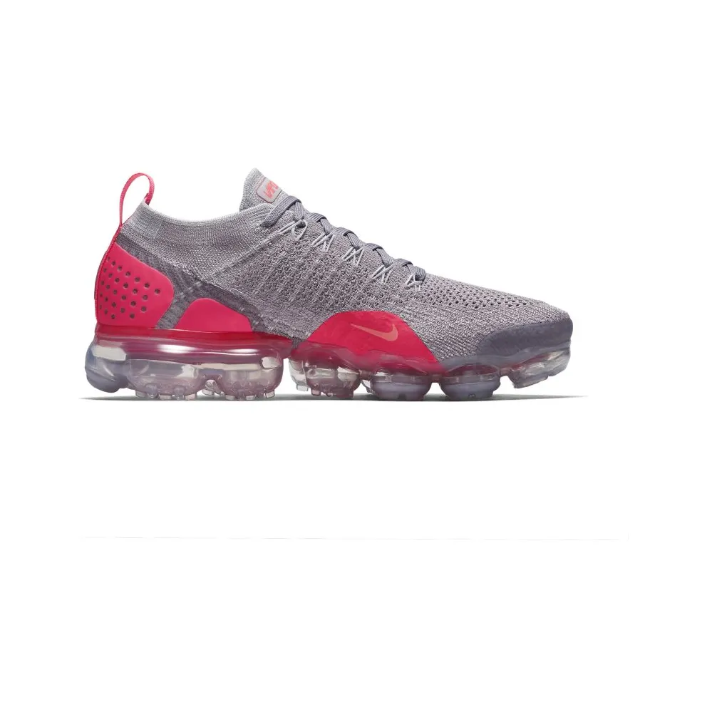 Nike Air VaporMax 2 Atmosphere Grey Crimson Pulse (W) Atmosphere Grey/Crimson Pulse-Total Orange (942843-005)