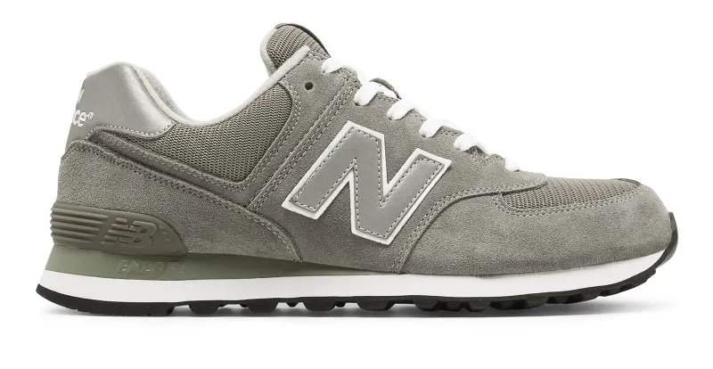 New Balance 574 Classic Grey Grey/Silver (M574GS)