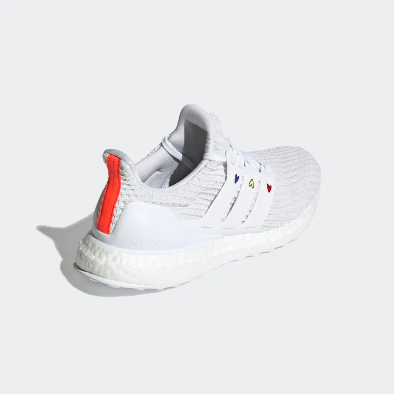 adidas Ultra Boost 4.0 DNA Hearts Pack White (W) Cloud White/Chalk White-Solar Red (GZ9232)