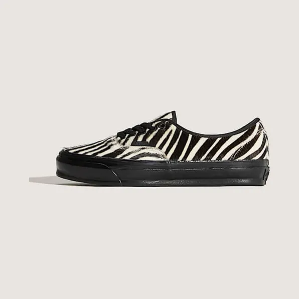Vans Authentic 44 LX Life is Unfair Zebra Pony Hair (VN000EAKZBR)