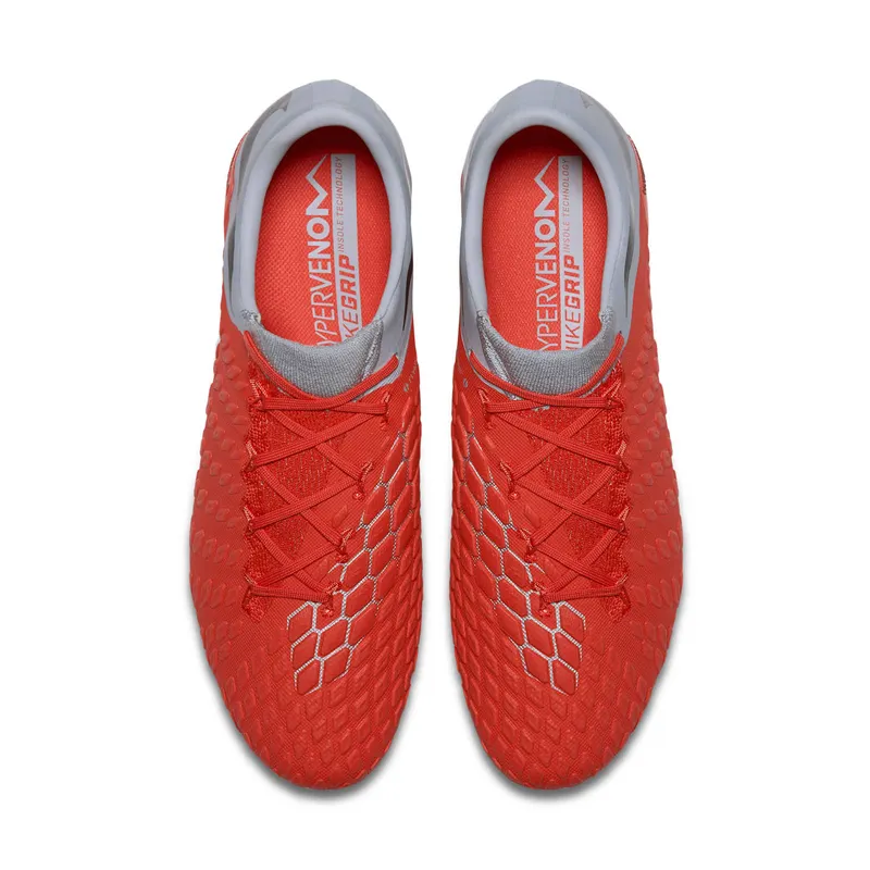 Nike Hypervenom Phantom 3 Elite Flyknit FG Light Crimson Light Crimson/Metallic Dark Grey (AJ3805-600)