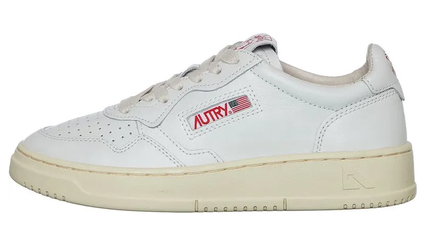 Autry Medalist Low White / Red (AULWLI02) (2)