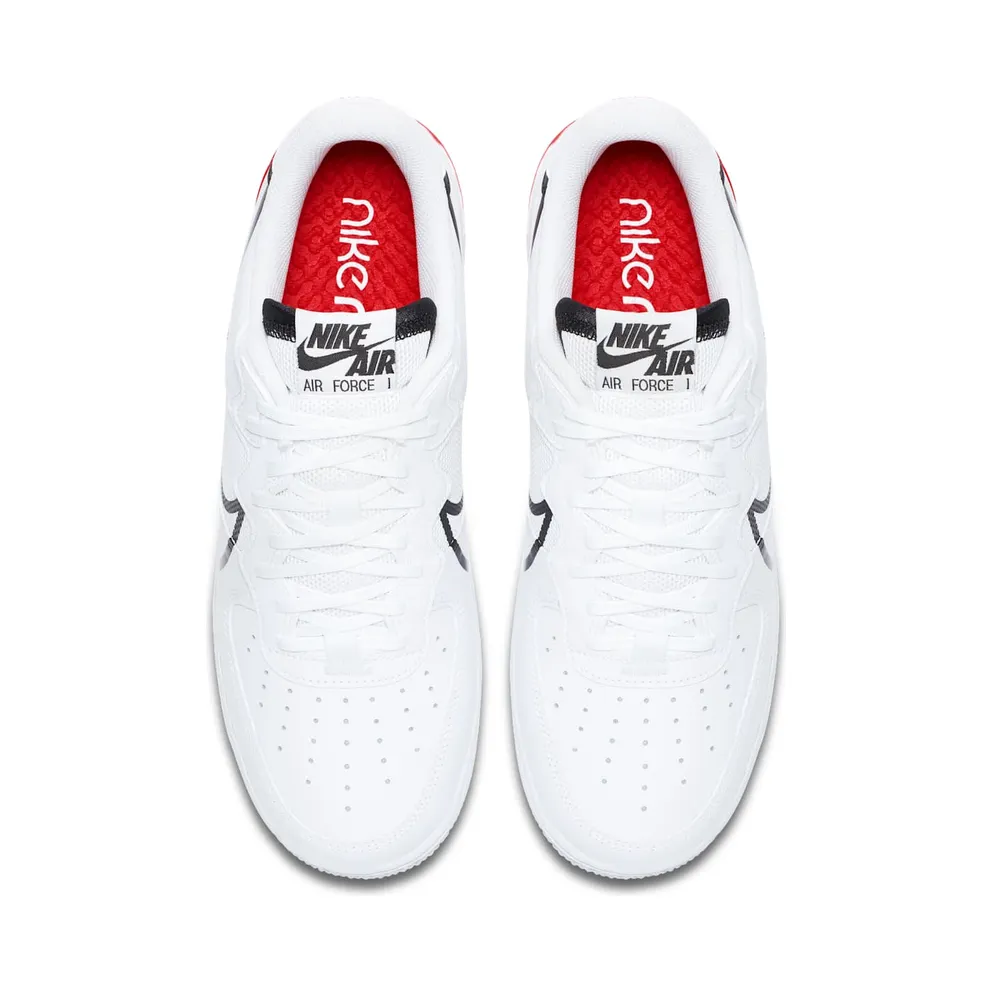 Nike Air Force 1 React White Black Red (2020) (CD4366-100)