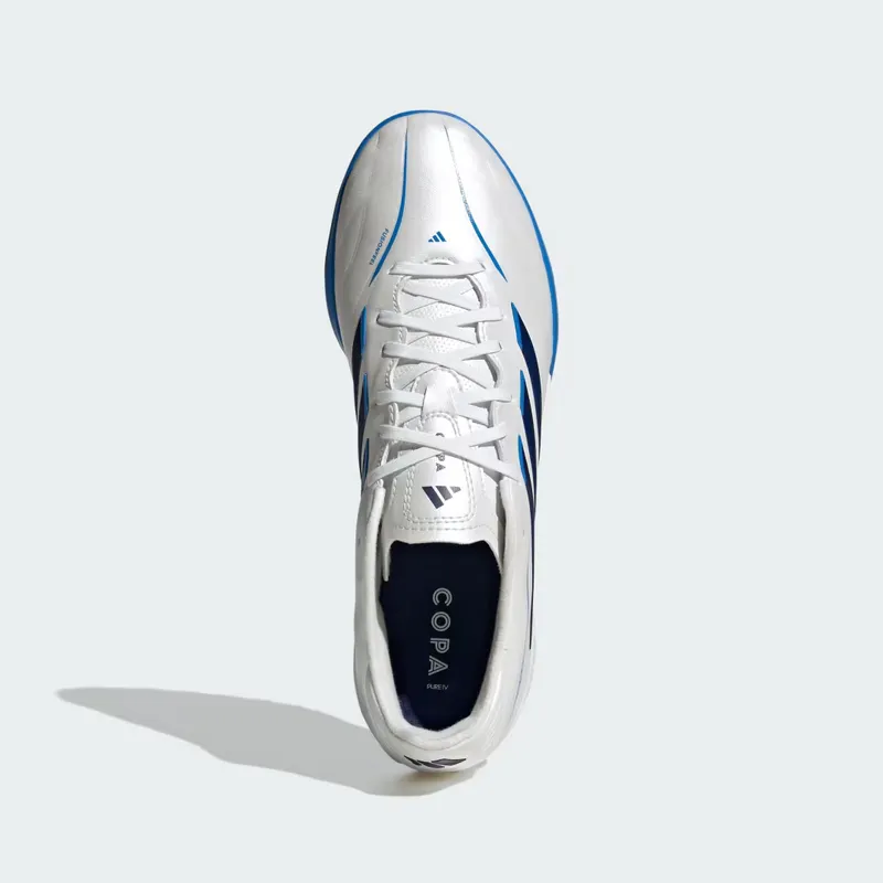 adidas Copa Pure IV League Turf Football Boots “Zero Metalic / Dark Blue / Lucid Ray Blue” (KI0647)