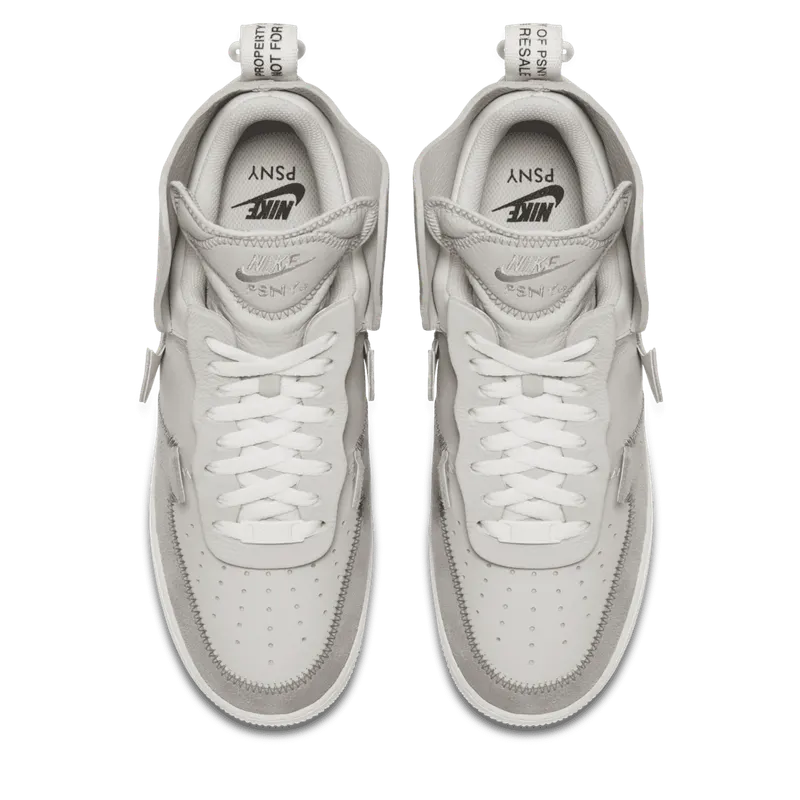 Nike x PSNY Air Force 1 High Matte Silver (AO9292-001)