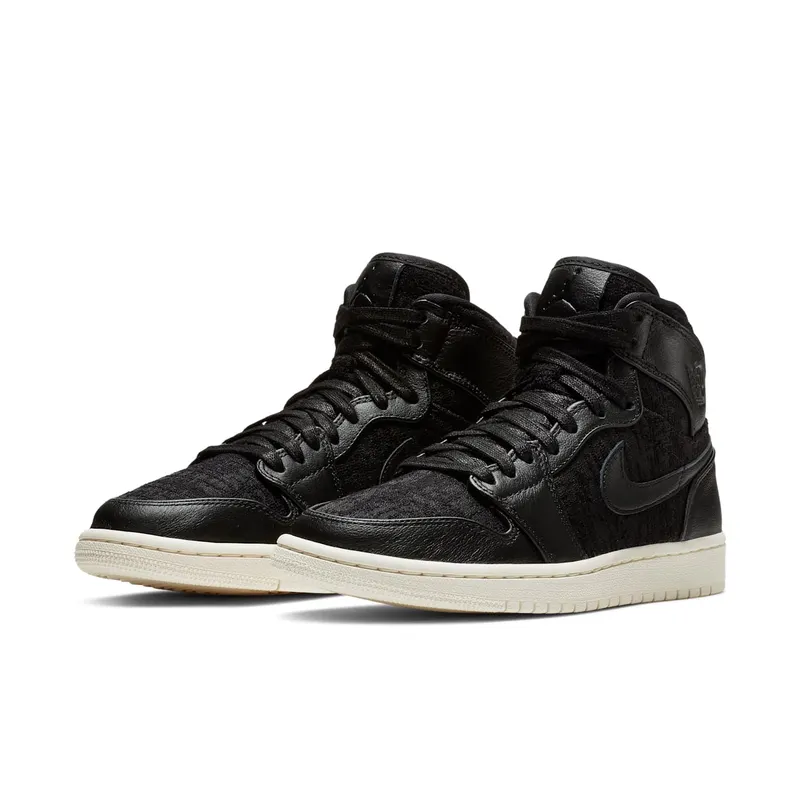 Jordan 1 Retro High Black Sail (W) Black/Black (AH7389-001)