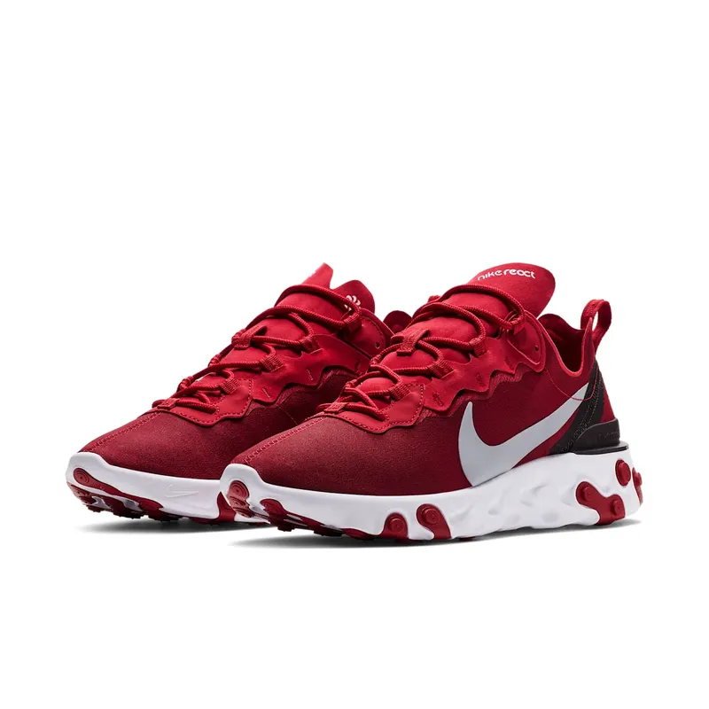 Nike React Element 55 Gym Red Gym Red/Wolf Grey-White-Black (BQ6166-601)