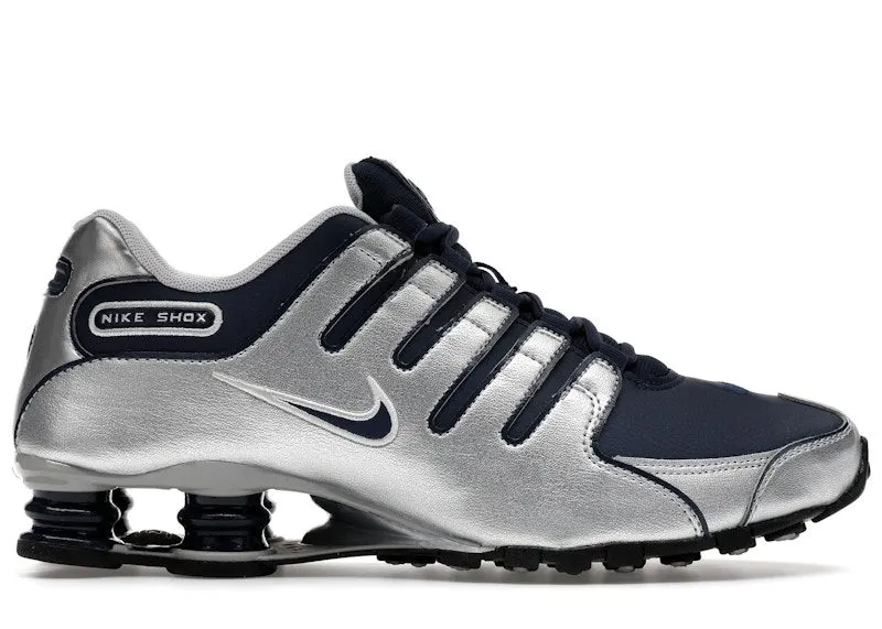 Nike Shox NZ Midnight Navy Metallic Silver (378341-402)