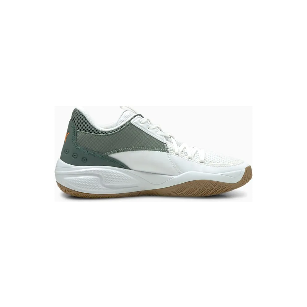 Puma Court Rider Pop Basketballschuhe Weiß/Orange (376107-02)