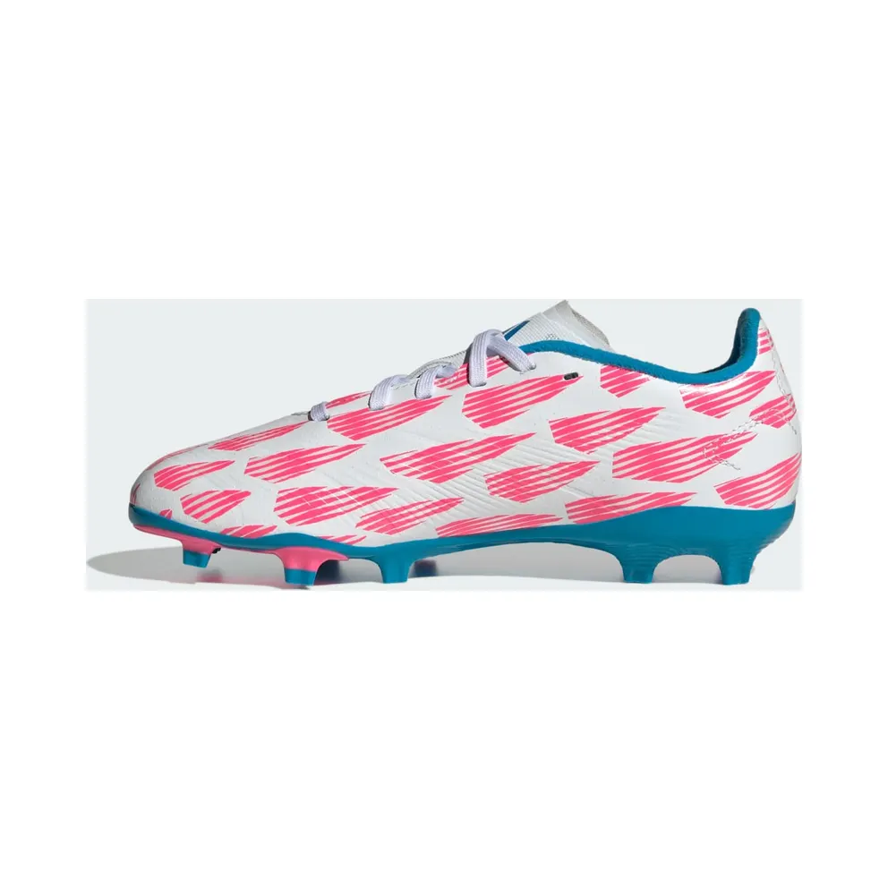 adidas Predator League FG Cloud White Solar Blue Solar Pink (IF6352)