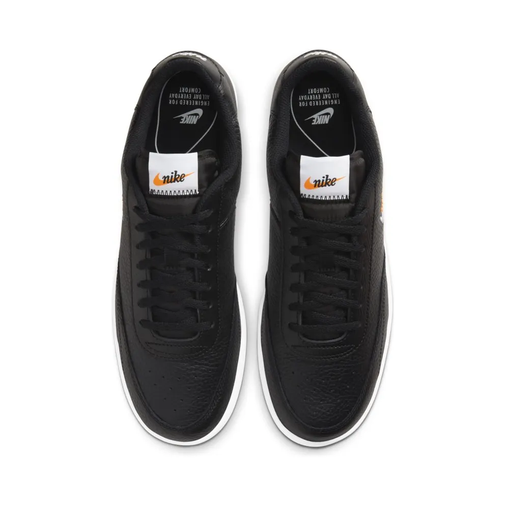 Nike Court Vintage Premium Black Black/Total Orange/White (CT1726-002)
