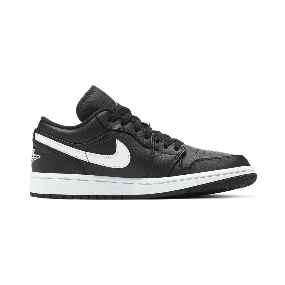 Air Jordan Womens Nike AJ I 1 Low Black White (2020) (AO9944-001)