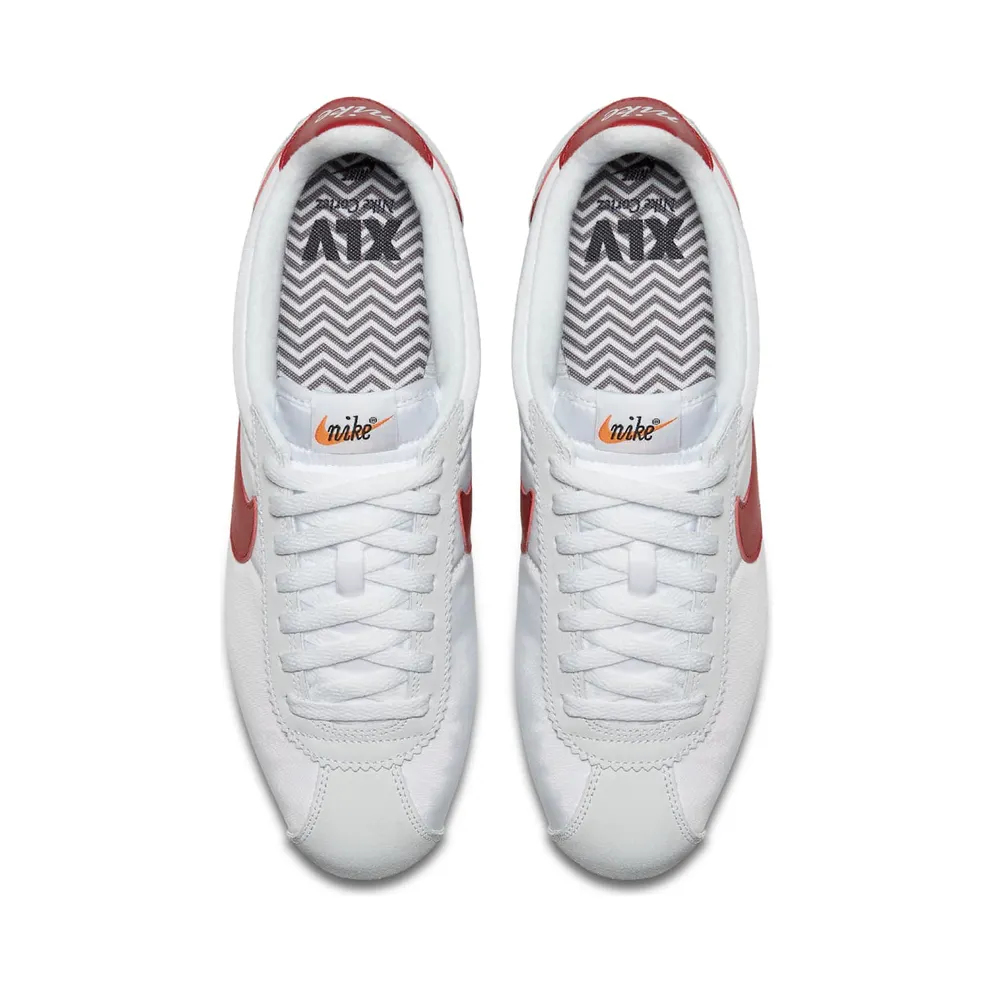 Nike Classic Cortez Premium Nylon Forrest Gump White/Varsity Red (876873-101)