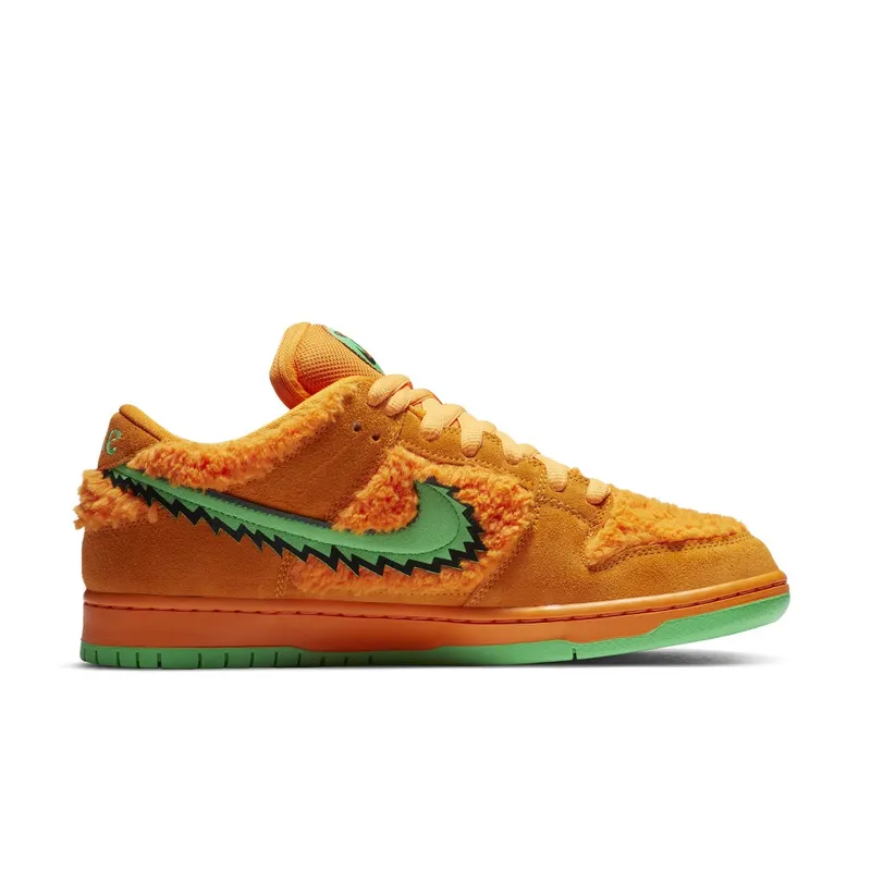 Nike SB Dunk Low Grateful Dead Bears Orange Bright Ceramic/Green Spark (CJ5378-800)