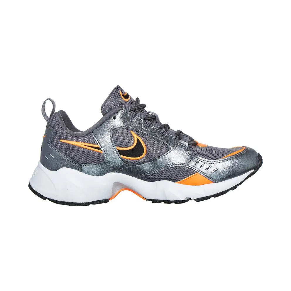 Nike Air Heights “Gunsmoke / Metallic Cool Grey / Total Orange / Black” (AT4522-004)