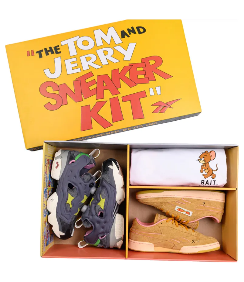 Reebok x Bait The Tom & Jerry Sneaker Kit Gray/Brown (Other Brands Other)