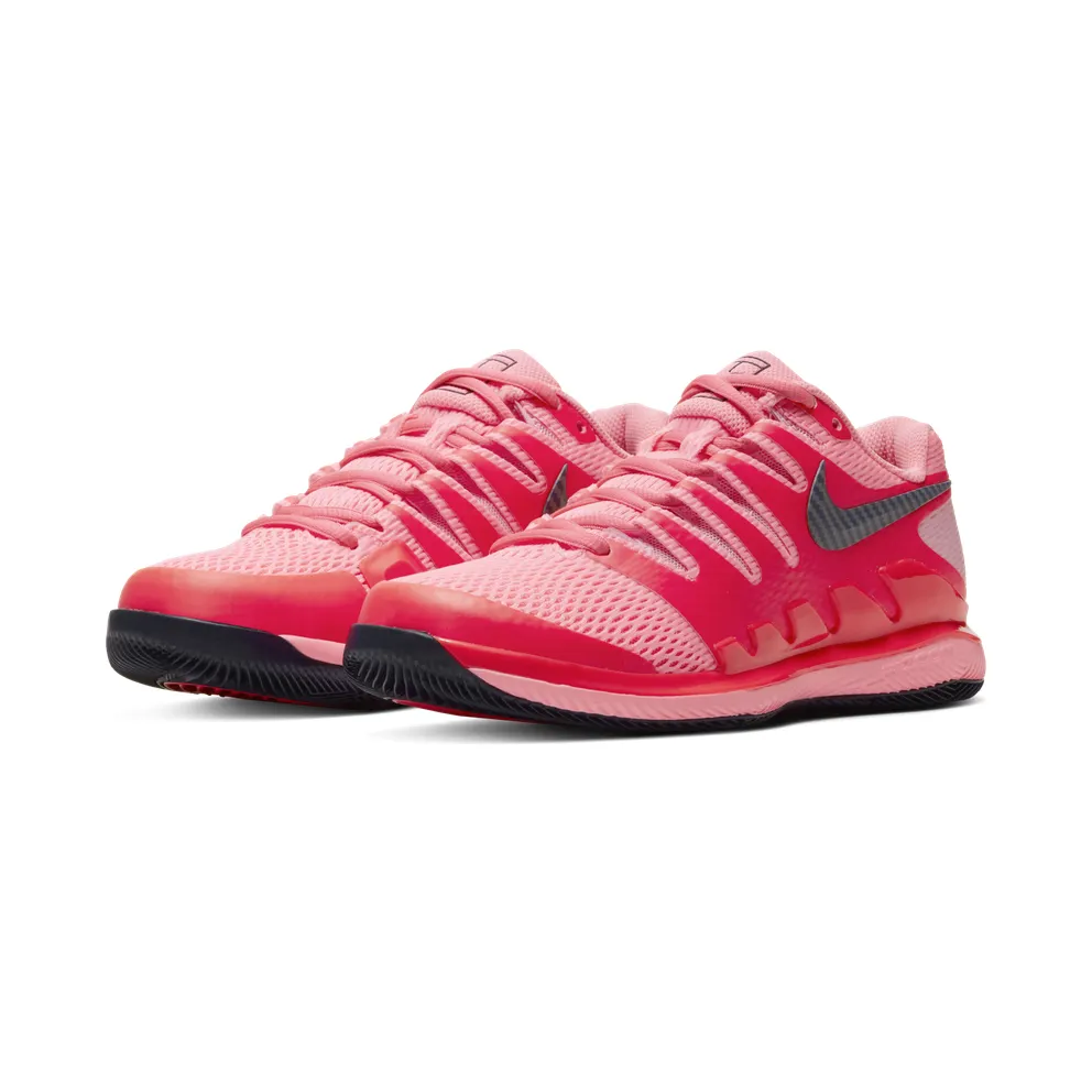 NikeCourt Air Zoom Vapor X Hardcourt Red “Laser Crimson / Pink / Sunset Pulse / Blackened Blue” (AA8027-604)