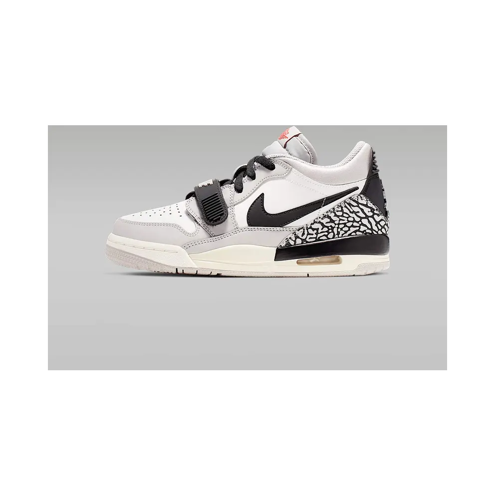 Jordan Legacy 312 Low Tech Grey Fire Red Black (GS) Summit White/Fire Red-Tech Grey-Black (CD9054-101)