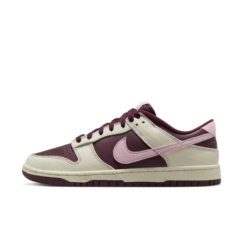 Nike Dunk Low Retro Premium Pale Ivory/Night Maroon/Pale Ivory/Medium Soft Pink (DR9705-100)