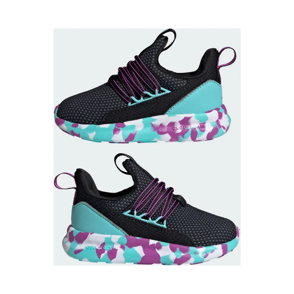 adidas Lite Racer Adapt 7.0 Black Purple Burst Aqua (JS2284)