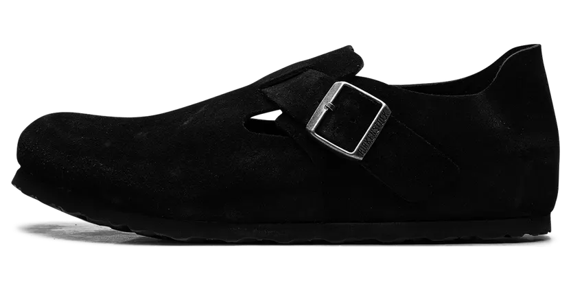 Birkenstock London Suede Leather “Black” (1028103)