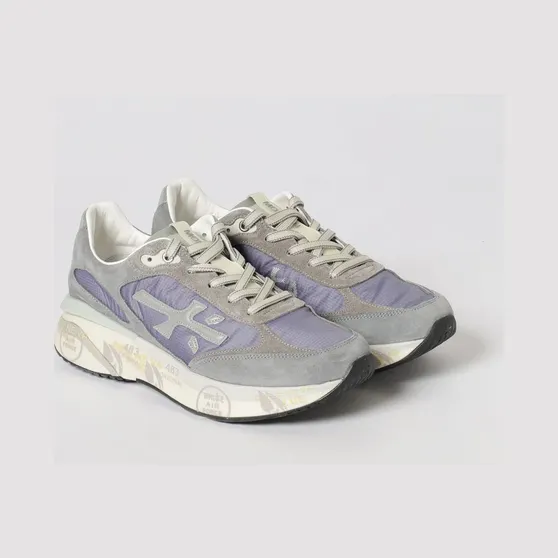 Premiata Moerun Suede Sneakers Grey (MOERUN8077)