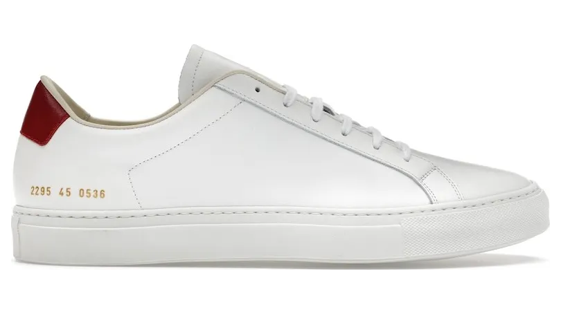 Common Projects Achilles Retro White Red