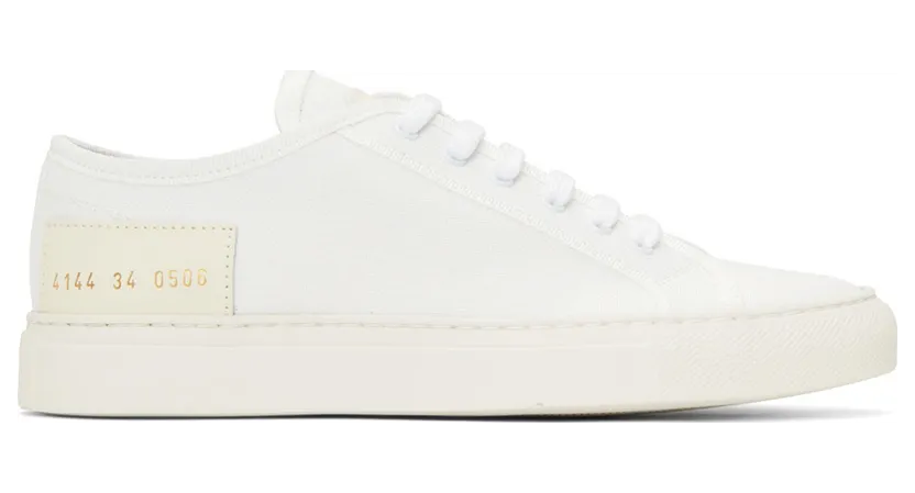 Common Projects White & Off-White Tournament Low (4144)