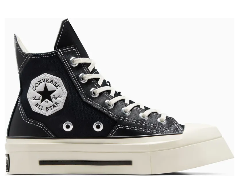 Converse Chuck 70 De Luxe Squared Black Black/ White (A06435C)