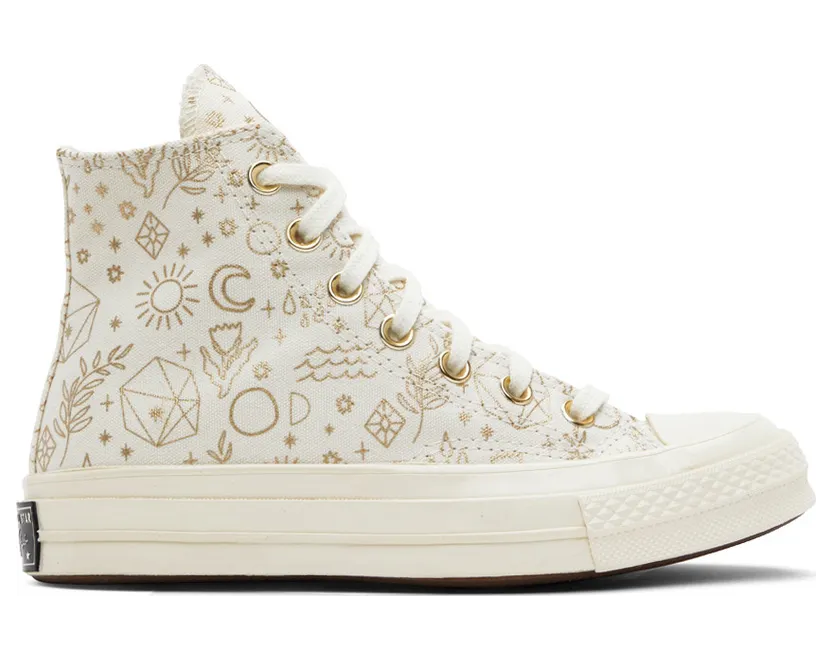 Converse Chuck 70 Golden Elements Egret/Light Gold/Schwarz (A02207C)