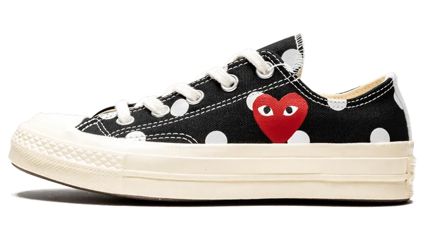 Converse Chuck Taylor All-Star 70s Ox Comme des Garcons PLAY Polka Dot Black (157248C)