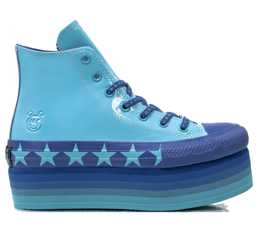 Converse Chuck Taylor All-Star Lift Hi Miley Cyrus Blue (W)