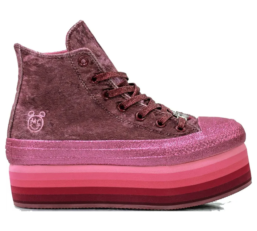 Converse Chuck Taylor All-Star Lift Hi Miley Cyrus Pink (W)