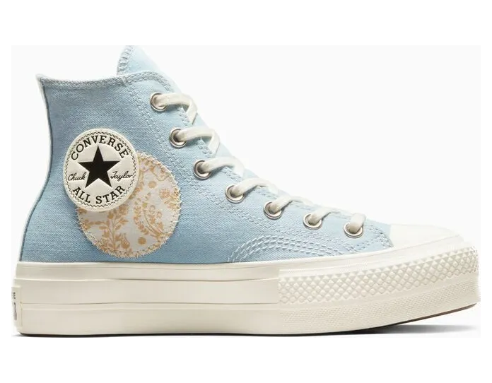 Converse Chuck Taylor All Star Lift Platform Crafted Patchwork Blue (A06821C)