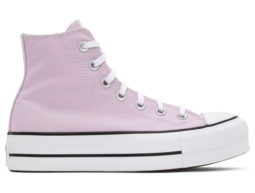 Converse Chuck Taylor All Star Lift Platform in den Farben der Saison Pale Amethyst/Weiß/Schwarz (A01178C)
